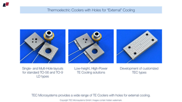 #87
Thermoelectric Coolers with holes
